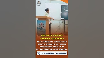 Navigate Success Through Geography | KPSC Geography with Dhruva Hiremath Sir | Dr. Rajkumar Academy