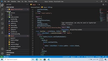 how to solve Type annotations can only be used in TypeScript