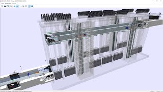 Virtuelle Inbetriebnahme eines Schiffshebewerks mit WinMOD