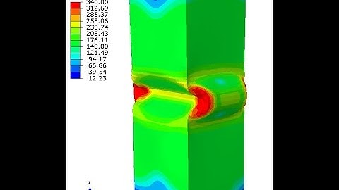 Nonlinear Buckling Example (Aluminium column buckling)
