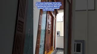 G+1 House Hayathnagar 100 SY West South Corner Rate 92 Lakhs Negbl 30ft Road GF1BHK+2BHK 9912236248