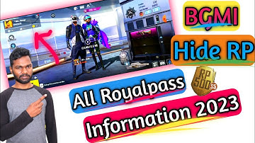 How To Hide BGMI Royalpass Information 2023 Hindi | Pubg Royalpass Information Kaise Hide Kare 2023