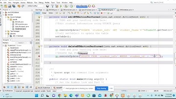 Delete Data From Database - Java Netbeans