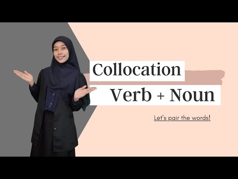 Video: Mana contoh kolokasi kata kerja + kata benda?