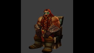 dwarf takes a seat