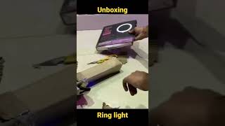 unboxing Ringling + stand only in 610 rps #unboxing #ringlight #flipkart #cowboyplays #shorts