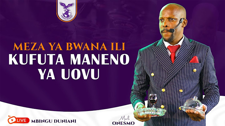 MEZA YA BWANA ILI KUFUTA MANENO YA UOVU | MWL. ONESMO | 28 JUNE 2025.