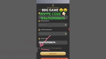 BDG game  invite code 2025l BDG game invitation code| BDG ko register kaise kare#BDGgameinvitecode
