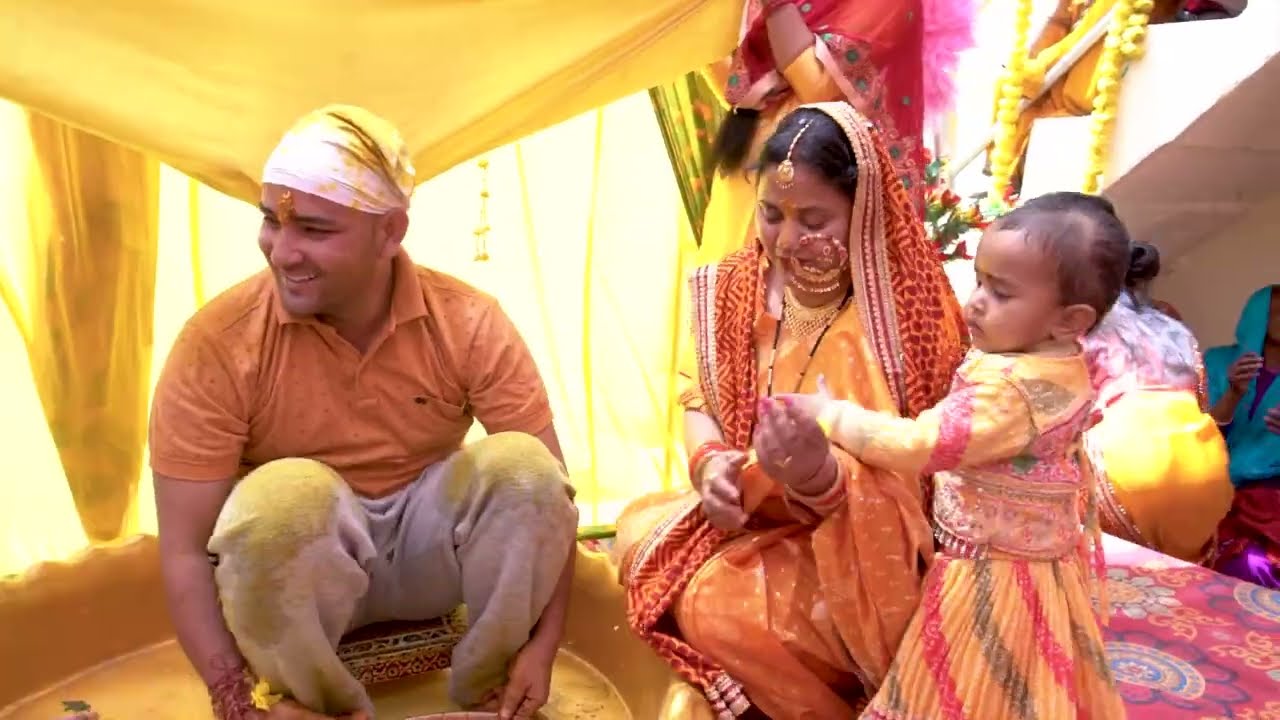 Part-2 Pawan weds Kiran (Haldi Hath)