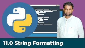 11.0 String Formatting | Python in Sinhala