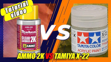 AMMO MIG CLEAR 2K VS TAMIYA X-22 -What is the difference ?