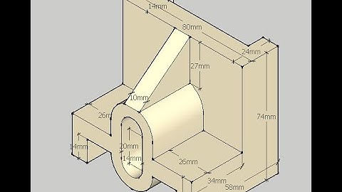 21. Visualizing drawings in 3D | orthographic projection | isometric drawing