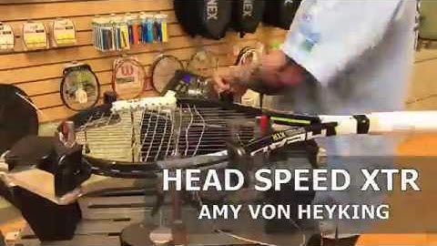Time Lapse: How to String a Head Speed XTR Tennis Racquet