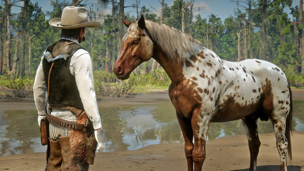 john-marston-tames-trelawny-s-majestic-horse-at-lagras-rdr2-youtube