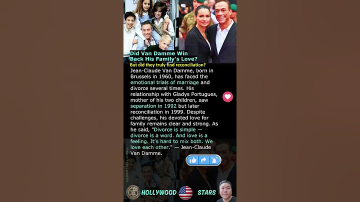 Did Van Damme Win Back His Family’s Love?