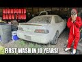 First wash in 10 years barn find honda prelude  car detailing restoration