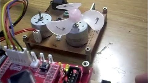 ATmega128 개발 시리즈,실험129 dip 스위치로 PWM신호 생성 DC모터 속도 제어 실험