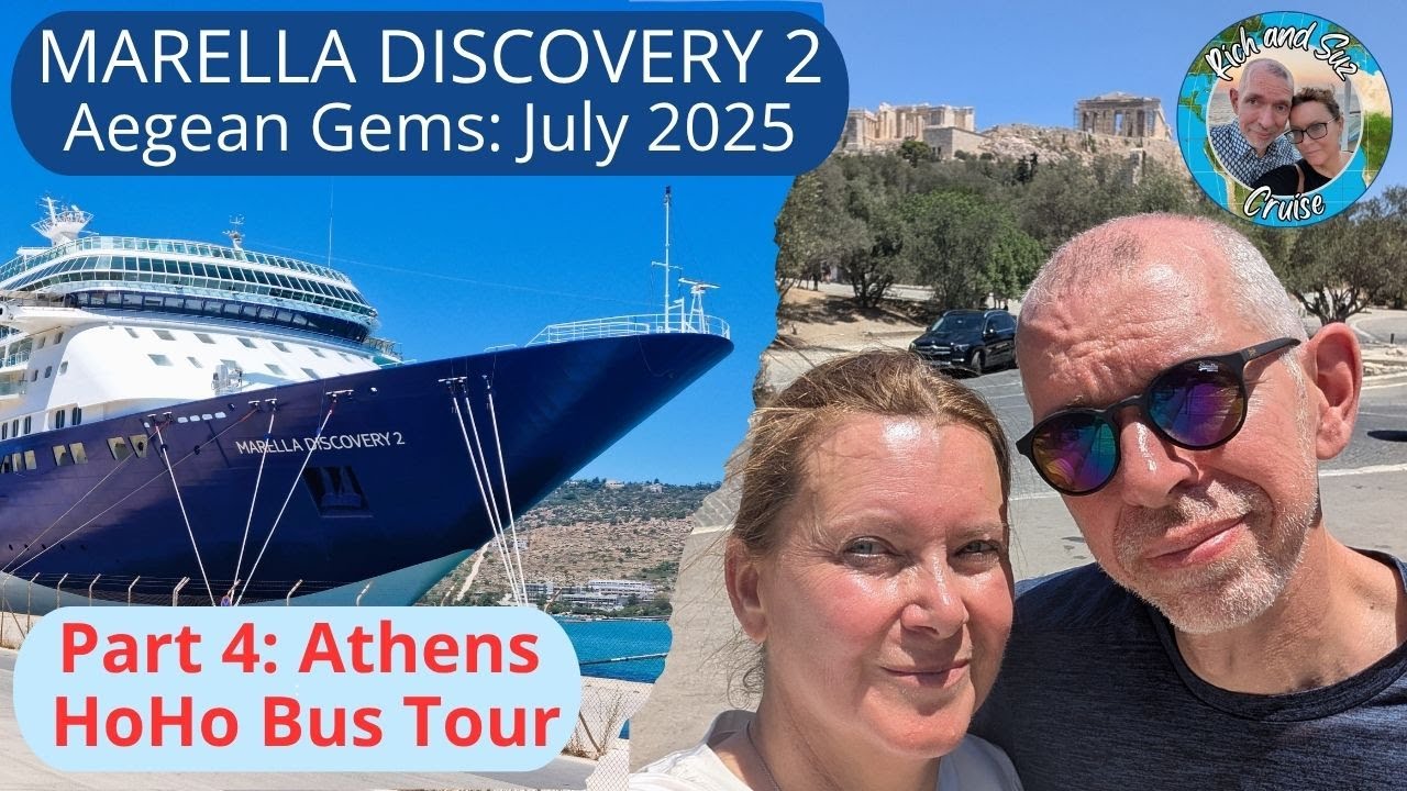 We take a Bus Tour around Beautiful Athens, on our Marella Discovery 2 Aegean Gems Cruise. July 2025