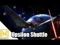 Kylo Ren's Shuttle OVERPOWERED? - Upsilon-class Command Shuttle - Star Wars Ships Explained