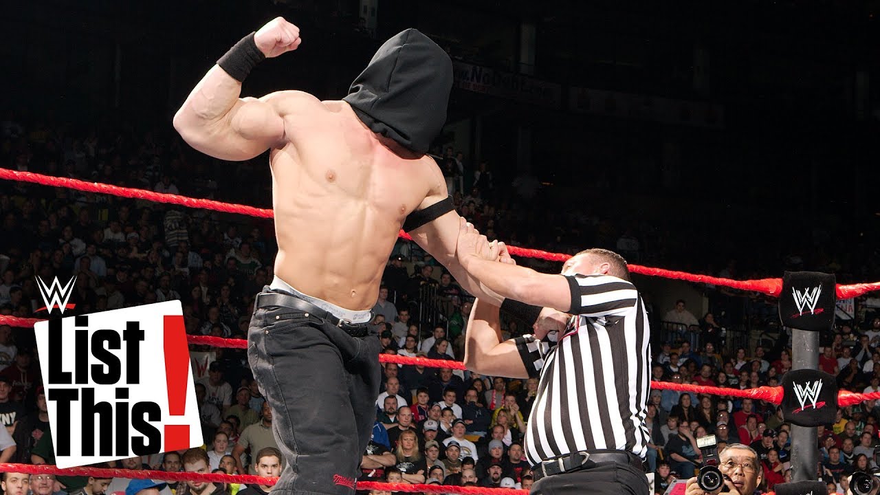 John Cena's 6 strangest matches: WWE List This!