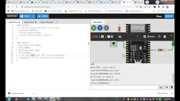 Programando y Simulando la ESP32 con Wokwi(Parte2) Entrada Digital