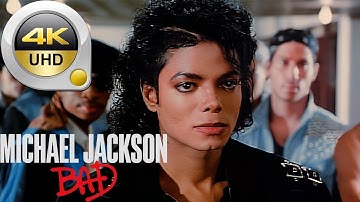 Michael Jackson - Bad | Restored Official Music Video - Remastered and Upscaled