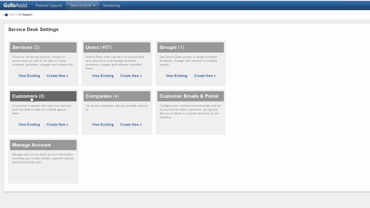 Gotoassist Service Desk Getting Started Youtube