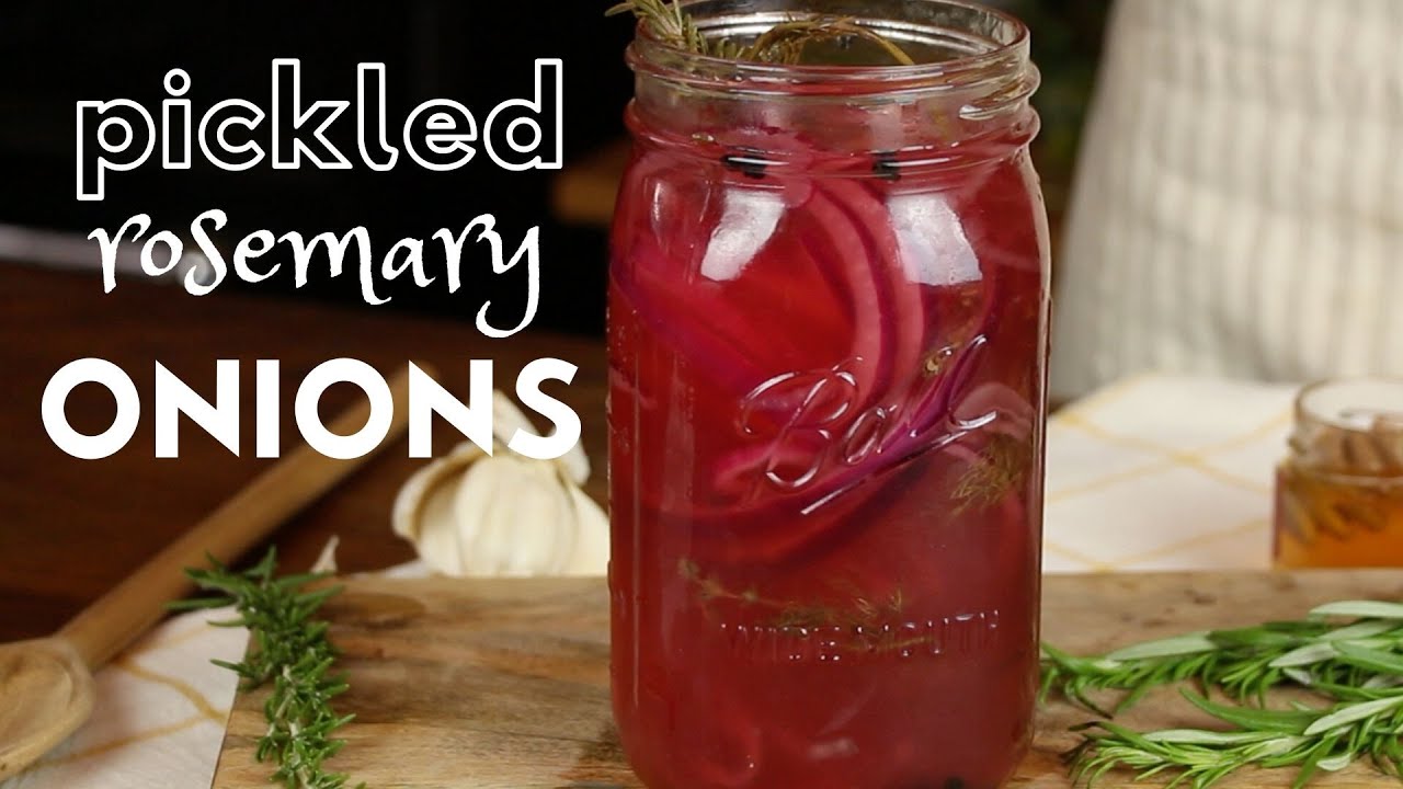 Pickled Rosemary Onions YouTube
