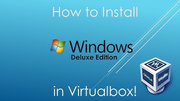 Windows DeLuXe 에디션 - Virtualbox에 설치