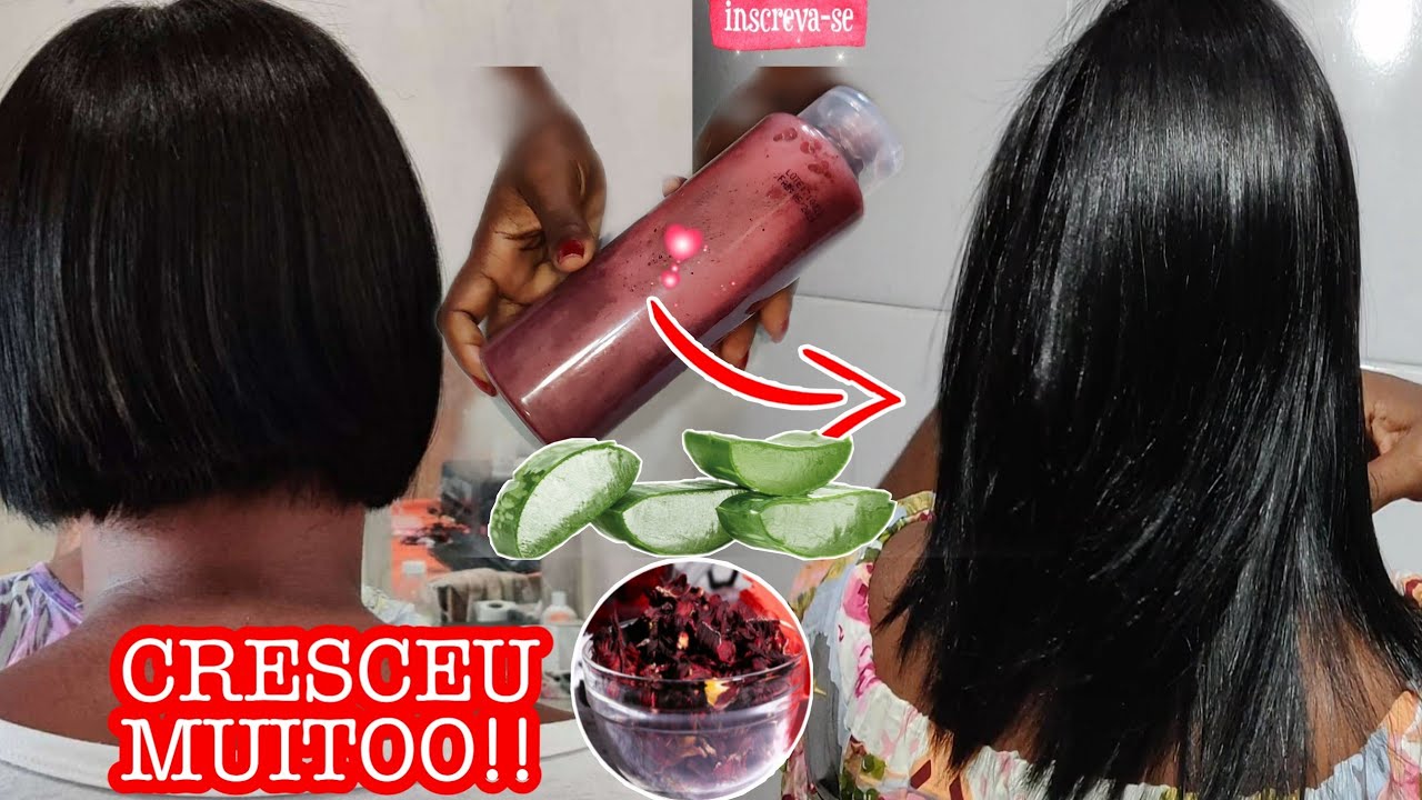 🌺tenha dois metros de cabelo  utilizando shampoo  de hibisco