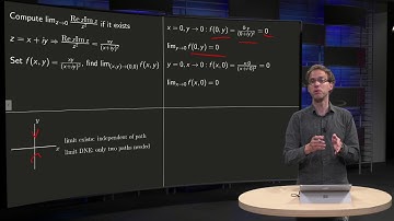Worked example - the limit of a complex function (1)
