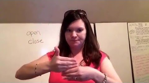 ASL 101 Unit 1 vocab: part 2