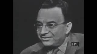 Эрих Фромм о счастье и проблемах человечества. Интервью 1958.