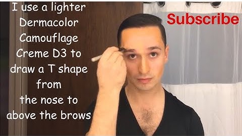 Ballroom Makeup Tutorial for Men by Yuriy Nartov