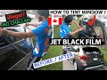 JET BLACK WINDOW TINTING IN CANADA | KAALE SHEESHE | NO TICKET | DIY