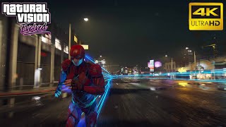 GTA 5 - The Flash JL ( Snyder's cut ) Ultra Realistic Graphic Gameplay (Natural Vision Evolved) 4K