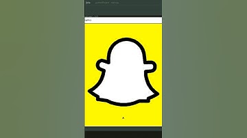 Draw Snapchat Logo 🤩 Using Python | #shorts #shortvideo #short #python #pythonturtle