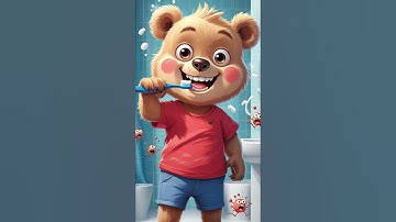 Bé Gấu Không Chịu Đánh Răng! | Câu chuyện hài hước cho bé học vệ sinh răng miệng