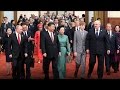 习近平主席迎接“一带一路”国际合作高峰论坛贵宾并合影 | CCTV-4