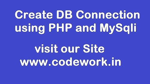How to create and extract data using MYSQLI