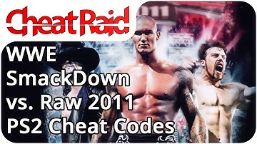 WWE SmackDown vs Raw 2011 Cheat Codes | PS2