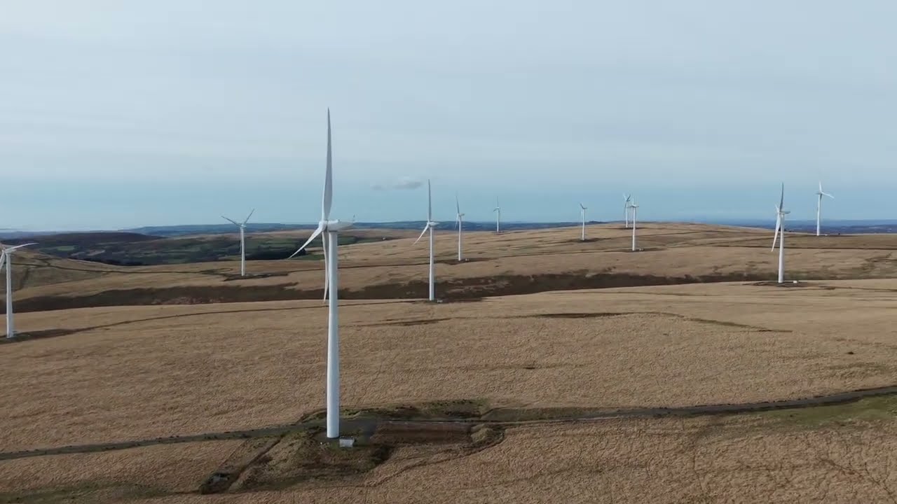 *DRONE* Betws Wind Farm + Upper Lliw Reservoir