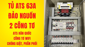 Tủ ATS 100A hàn quốc vitzro đảo nguồn 2 công tơ k mất điện công tơ wifi, chống giật, phân phối