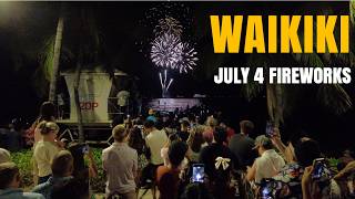 4K Waikiki Night Walk 🇺🇸 4th of July | Part 2 [Ep.68] | Hawaii 2026