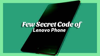 Few Secret Code Of Lenovo Phone #Shorts screenshot 4