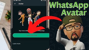 How To Create & Use Avatars On WhatsApp : Update || How To Use Avatar In Whatsapp