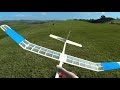 West Wings Merlin RC Glider Conversion - Test Glides and Hi-Starts - 27th February 2021