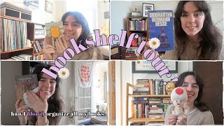 Welcome to my Bookshelves! come along on a chaotic bookshelf tour with me :)