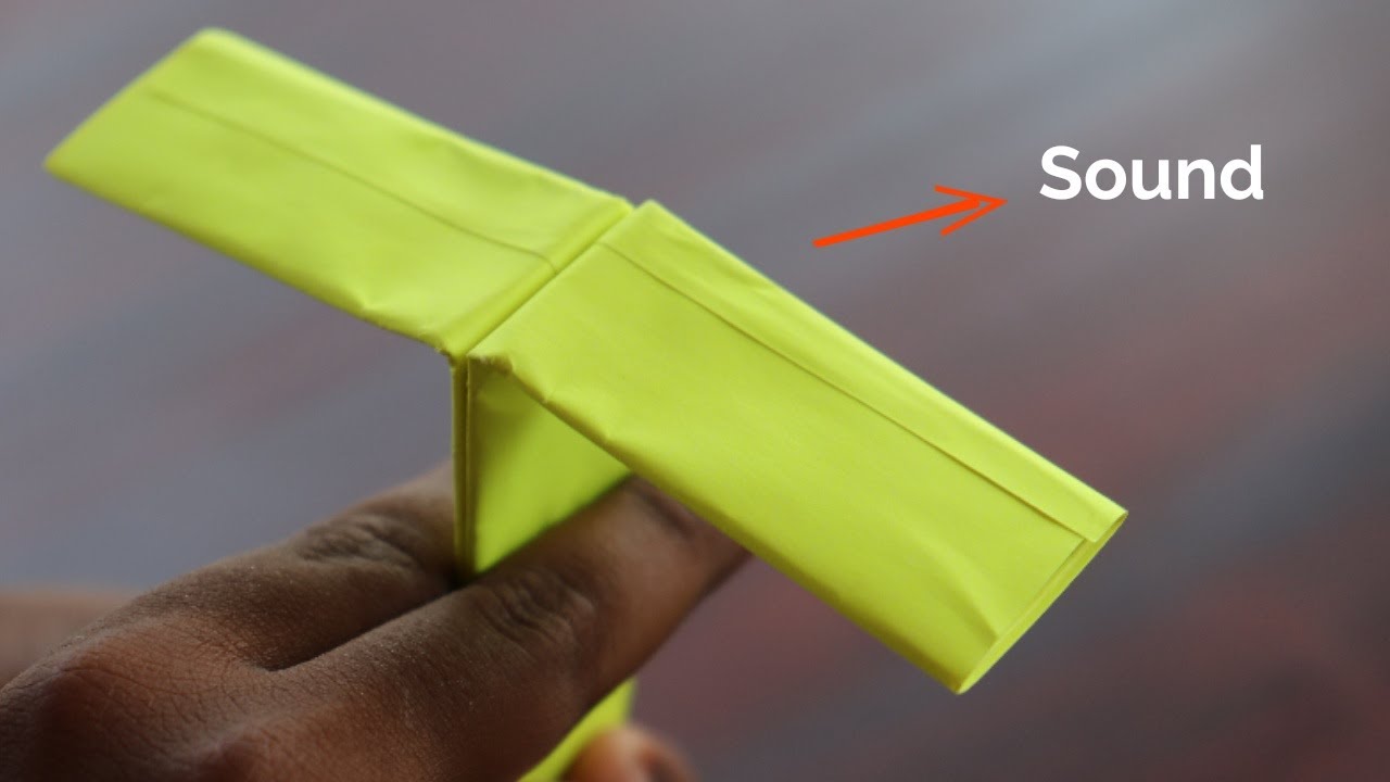 How To Make Paper Clapper Origami /Make7 YouTube