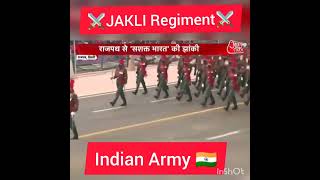 Jakli Regiment Soldiers Marching At Rajpath